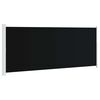 vidaXL Uvlačiva bočna tenda za terasu 200 x 514 cm crna