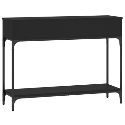 vidaXL Konzolni stol crni 100 x 30,5 x 75 cm od konstruiranog drva