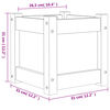 vidaXL Vrtna sadilica 31x31x31 cm od impregnirane borovine