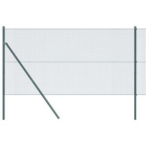 vidaXL Zavarena žičana ograda za fiksaciju 50 x 1,2 m Zelena Mreža