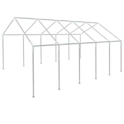 vidaXL Skladišni šator od PE-a 5 x 10 m bijeli