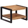 vidaXL Stolić za kavu od masivnog bagremovog drva 60 x 60 x 40 cm