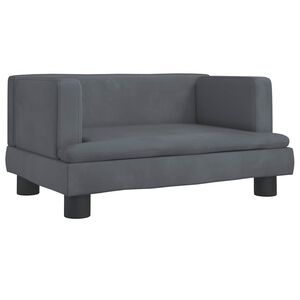 vidaXL Krevet za pse tamnosivi 60 x 40 x 30 cm bar&scaron;unasti