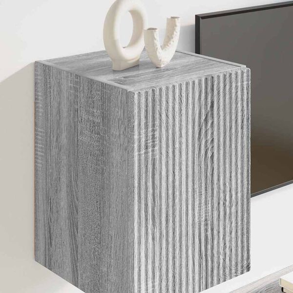 vidaXL TV zidni ormar Siva Sonoma 30 x 31 x 40 cm Konstruirano drvo