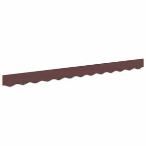 vidaXL Zamjena za rub tende Smeđa pruga 230 x 20 cm Poliester