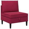 vidaXL Sofa s pohranom Vinska crvena Bar&scaron;un