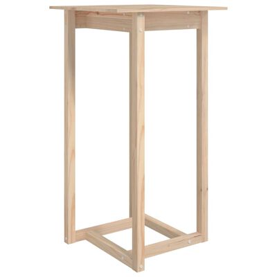 vidaXL Barski stol 60 x 60 x 110 cm od masivne borovine