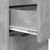 vidaXL Noćni ormarići s ladicama 2 pcs Betonski sivi 40 x 30 x 467 cm