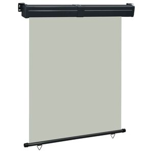vidaXL Balkonska bočna tenda 145 x 250 cm siva