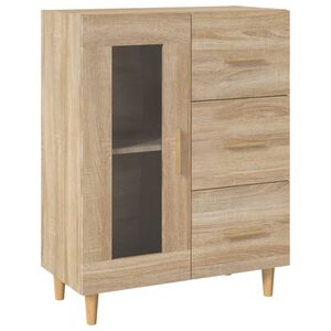 vidaXL Komoda boja hrasta sonome 69,5x34x90 cm od konstruiranog drva