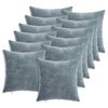 vidaXL Presvlaka za jastuk 12 pcs HEERLEN Svjetloplava 40 x 40 cm