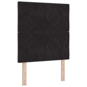 vidaXL Uzglavlje Crna 80 cm Bar&scaron;un
