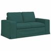 vidaXL Sofa 2 pcs Tamnozelena 182 x 80 x 82 cm tkanina