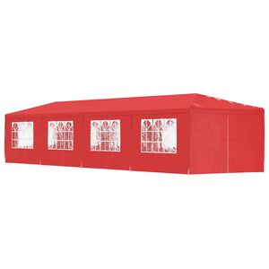 vidaXL &Scaron;ator za zabave 1200 x 300 x 255 cm Crvena PE i čelik