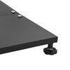 vidaXL Baza za suncobran Crna 45 x 45 x 31 cm