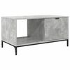 vidaXL Kava Stol Betonski sivi 90 x 49 x 46 cm Konstruirano drvo