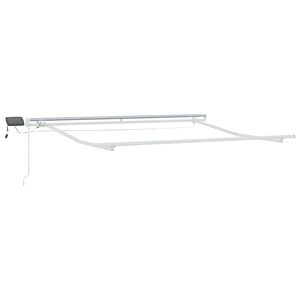 vidaXL Okvir tende S LED lampica Bijelo 300 x 250 cm Aluminij