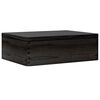 vidaXL Drvena kutija s poklopcem crna 40x30x13 cm puno drvo bor