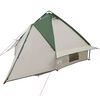vidaXL Teepee šator s krovom Zelena i Siva 490 x 410 x 210 cm