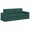vidaXL Sofa 2 pcs Tamnozelena 182 x 80 x 82 cm tkanina