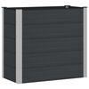 vidaXL Povi&scaron;ena vrtna gredica Crna 100 x 50 x 91 cm WPC i aluminij