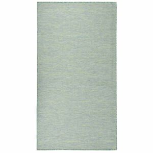 vidaXL Vanjski tepih ravnog tkanja 80 x 150 cm tirkizni