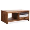 vidaXL Stolić za kavu od masivnog bagremovog drva 90 x 50 x 37,5 cm