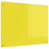 vidaXL Kuhinjski zid Žuta 80 x 60 cm Staklo otporno na udarce