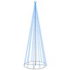 vidaXL Stožasto božićno drvce plavo 732 LED žarulje 160 x 500 cm