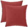 vidaXL Presvlaka za jastuk 2 pcs HEERLEN Vinska crvena 30 x 30 cm