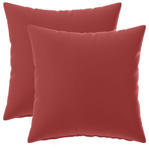 vidaXL Presvlaka za jastuk 2 pcs HEERLEN Vinska crvena 30 x 30 cm