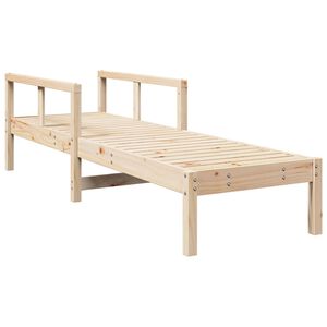 vidaXL Ležaljka za sunčanje 199,5 x 62 x 55 cm od masivne borovine