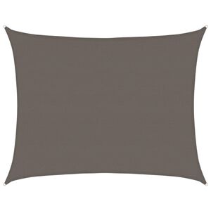 vidaXL Jedro za za&scaron;titu od sunca 160 g/m&sup2; antracit 6 x 8 m HDPE