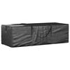 vidaXL Torba za pohranu božićnog drvca crna 135x40x55 cm polietilen
