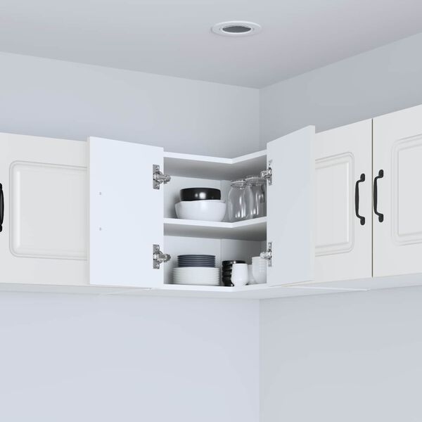 vidaXL Kuhinjski ormarić s pohranom Kalmar Bijelo 57 x 57 x 40 cm