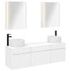 vidaXL Set ormarića za kupaonicu 5 pcs Bijela 53 x 15,5 x 70 cm