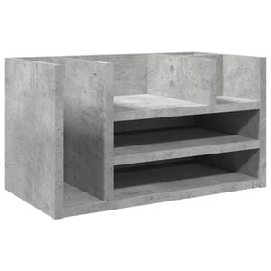 vidaXL Organizator za stol boja hrasta 44,5x24x25 cm konstruirano drvo