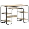 vidaXL Stol s pohranom Hrast sonoma 113,5 x 52 x 75,5 cm