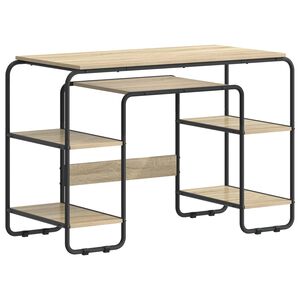 vidaXL Stol s pohranom Hrast sonoma 113,5 x 52 x 75,5 cm