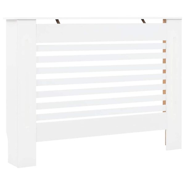 vidaXL Pokrovi za radijator 2 kom bijeli 112 x 19 x 81,5 cm MDF