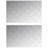 vidaXL Stepenica 2 kom. 80 x 50 cm Srebrno Aluminij Pravokutni