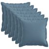 vidaXL Presvlaka za jastuk 6 kom. HOUTEN Traper plava 40 x 40 cm