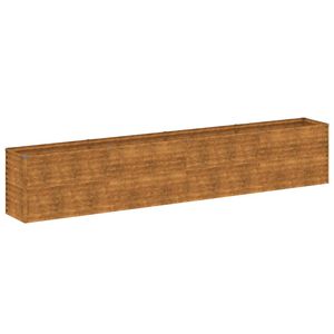 vidaXL Povi&scaron;ena vrtna gredica 385x50x69 cm Corten čelik