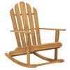 vidaXL Stolica za ljuljanje Adirondack od masivne tikovine