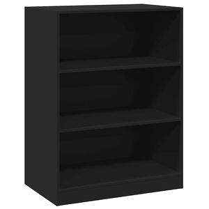 vidaXL Ormar crni 77 x 48 x 102 cm od konstruiranog drva