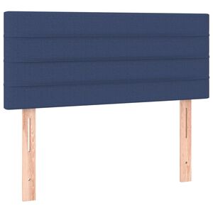 vidaXL Uzglavlje plavo 80 x 5 x 78/88 cm od tkanine