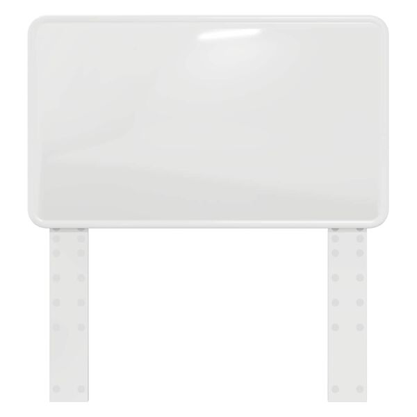 vidaXL Uzglavlje Sjajno bijelo 75 cm Konstruirano drvo