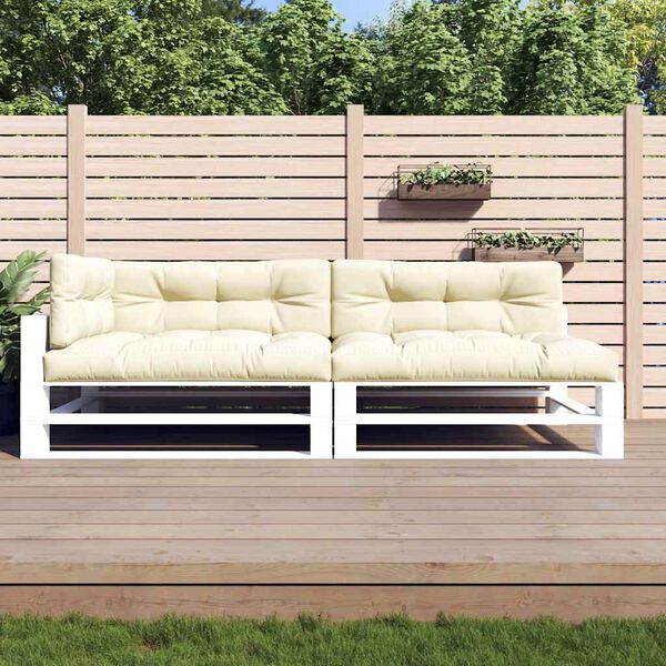 vidaXL Jastuci za palete 5 kom krem od tkanine