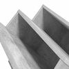 vidaXL Polica za časopise s policom Betonska siva 65 x 53 x 28,5 cm