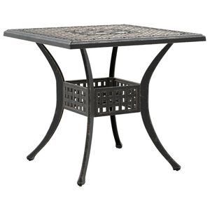 vidaXL Vrtni stol brončani 80 x 80 x 75 cm od lijevanog aluminija